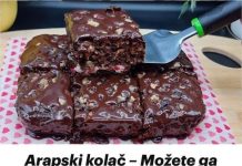 Arapski kolač – možete ga jesti svaki dan bez dodatnog debljanja