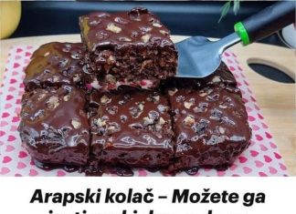 Arapski kolač – možete ga jesti svaki dan bez dodatnog debljanja