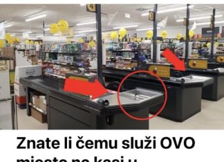 Znate li čemu služi ovo mjesto na blagajni supermarketa? Većina kupaca ne zna čemu služi!