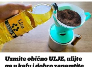Uzmite obično ulje, ulijte ga u kafu i zapamtite ovaj savjet: Radim to svake godine i preporučujem svima!