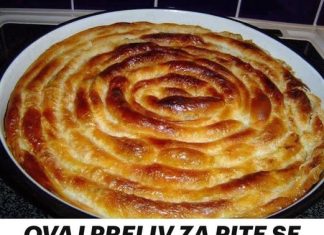 Sastojak za ovu pitu koristi se u pekarama – čini pitu sočnijom i mekšom i ljepše se peče