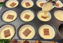 Šareni muffini s komadićima čokolade…napravljeni za samo 5 minuta