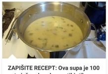 Napišite recept: Ova supa je 100 puta jača od bilo kojeg antibiotika, napravite je danas