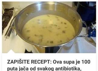 Napišite recept: Ova supa je 100 puta jača od bilo kojeg antibiotika, napravite je danas