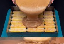 Napravljena u roku od samo pet minuta, ova preslatka sladoledna torta može se pohvaliti sjajnom kombinacijom biskvita i neodoljivo kremastog nadjeva koji nema premca u okusu.