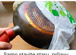 Uzmite ostarjelu, zaprljanu tavu i stavite je u plastičnu vrećicu: TRAGOVI OPALJENOSTI ĆE NESTATI SA JEDNOM ILI DVA PRIMJENE! Očekuju vas fascinantna otkrića.