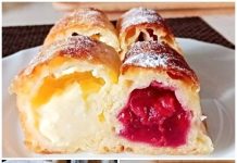 Predstavljamo ultimativni recept za krafne za kraljevsku obitelj – švapsku pitu ukrašenu grizom, vanilijom i slatkim višnjama.