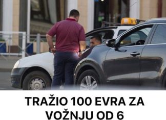 Turist se razbjesnio kada mu je taksist tražio 100 eura za 6 kilometara vožnje oko Zadra. Kao odgovor, turist je prijetio da će uključiti policiju, odbijajući platiti pretjeranu cijenu.