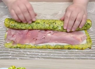 Ova rolada od tikvica, punjena šunkom i sirom, ustrajno plijeni naklonost svih koji je kušaju. I hranjiv je i sladak.