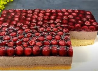 Nestat će u roku od jedne minute. Ovo je kolač koji se bez muke topi na nepcu.