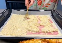 Savršeno za brzu večeru ili predjelo, ovo jelo sadrži izvrsnu kombinaciju lisnatog tijesta, sira i šunke.