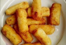 KROKETI OD KRUMPIRA — Možete poslužiti kao predjelo ili uživati u ukusnom doručku u kombinaciji s namazom — Dobit ćete otprilike 80 komada!!! –