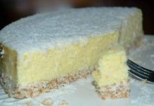 Rafaelo torta bez pečenja.