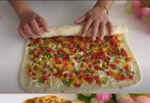 Domaće tijesto punjeno povrćem…jedno je od najboljih koje sam ikad pripremala.