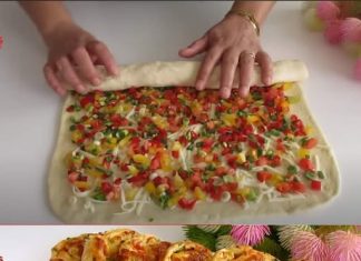 Domaće tijesto punjeno povrćem…jedno je od najboljih koje sam ikad pripremala.