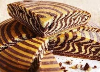 Recept za zebra tortu: Biskvit s uzorkom koji se radi bez miksera.