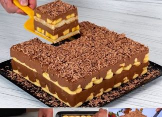 TORTA OD BANANA, ČOKOLADE I KOLAČA: Jednostavna za napraviti, a još lakša za uživanje.