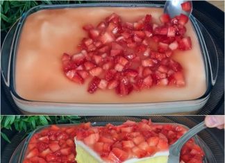 TOLIKO JE IZNIMNO DA NIŠTA NE OSTAJE NEDIRNUTO! 🍓Upotrijebite svježe jagode za pripremu ovog izvrsnog kolača – vaše slatke kreacije zasigurno će očarati sve one koji ih jedu!