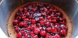 BLACK FOREST TORTA 🍒🍫 Svačiji omiljeni desert — sočan, bogat čokoladom i potpuno omamljujući! 😍✨