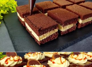 Čokoladne kocke koje podsjećaju na bajku, punjene karamelom i kremom!