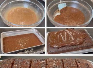 Pojedinci će se nedvojbeno raspitati za recept za ovaj kolač koji se potrošio u samo pet minuta, ne ostavljajući priliku za dodatno fotografiranje.