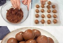 Ova divna kreacija ne zahtijeva pečenje i sastoji se od samo četiri sastojka.