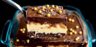 ČOKOLADNA TORTA BEZ PEČENJA S KOLIČIMA I PUDINGOM 🍫🍪🍰 Ovaj divan desert lako se otapa u ustima i može se brzo pripremiti – nije potrebna pećnica, nema komplikacija!😍