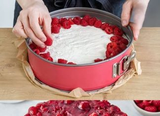 Brzi desert od malina bez pečenja.