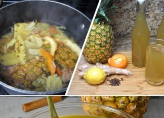 Revitalizirajući začinjeni sok od kore ananasa – ne bacajte koru!