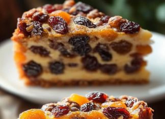 Kolač prožet suhim voćem i orašastim plodovima – izvrsna poslastica.