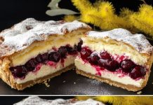 KOLAČ SA VIŠNJAMA I JOGURTOM – BOŽANSTVEN OKUS! 🍒🍰✨Delikatan, sočan i okrepljujući – idealan za bilo koje doba dana!