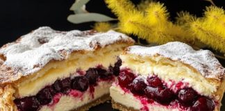 KOLAČ SA VIŠNJAMA I JOGURTOM – BOŽANSTVEN OKUS! 🍒🍰✨Delikatan, sočan i okrepljujući – idealan za bilo koje doba dana!