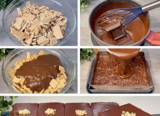 🍫 NAJUKLASNIJI DESERT BEZ PEČENJA – Kombinacija kolačića, čokolade i šlaga, stvara fantaziju punog okusa! 😍✨