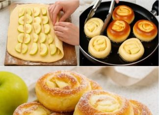 PRŽENE ROLICE OD JABUKA 🍏🔥 Prekrasna poslastica koja će sigurno osvojiti vašu ljubav – zlatne i hrskave izvana, sa sočnim punjenjem iznutra!