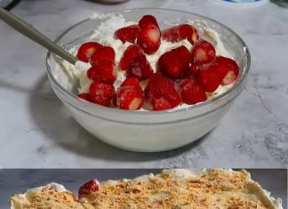 Ovaj plazma kolač od jagoda pripremite za samo 10 minuta, bez pečenja. Recept uključuje razne sastojke.