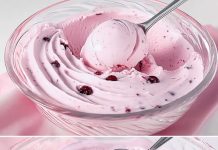 SLADOLEDNI UŽITAK SA SAMO DVA SASTOJKA! 🫐 Prepustite se kremastom sladoledu od borovnice koji ćete obožavati – jednostavan, osvježavajući i pripremljen u trenu!