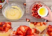 Nezaboravne šalice ukrašene vrhnjem i jagodama! Lagani su, osvježavajući i brzo se pripremaju! 😍🍮