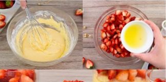 Nezaboravne šalice ukrašene vrhnjem i jagodama! Lagani su, osvježavajući i brzo se pripremaju! 😍🍮