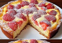 Ova poznata talijanska torta od jagoda zaista je izvanredna! Može se pripremiti za nekoliko minuta.🍓👌