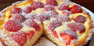 Ova poznata talijanska torta od jagoda zaista je izvanredna! Može se pripremiti za nekoliko minuta.🍓👌