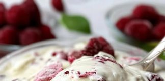 Domaći sladoled pripremljen od samo tri sastojka—bez upotrebe želatine.