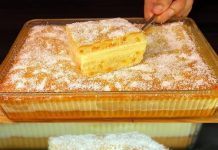 JEDAN I UKUSAN KOLAČ – RECEPT KOJI ĆETE ČESTO PRAVITI! 🍰✨ Neodoljiva mješavina keksa, breskvi i laganog pudinga stvara prekrasnu poslasticu.