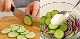 HLADNA LJETNA SALATA SA KRASTAVCIMA I LUKOM – GOTOVA ZA SAMO 10 MINUTA! ⏱️ Osnažujuća mješavina okusa, idealna za toplo vrijeme!