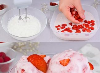 Zaboravite na pojam kupovnog sladoleda! Za ovu divnu poslasticu potrebna su samo tri sastojka: zrele jagode, ohlađeno slatko vrhnje i kondenzirano mlijeko.