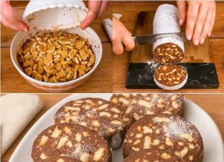 ČOKOLADNI SALUM S KOLAČIĆIMA BEZ PEČENJA – BRZO, JEDNOSTAVNO I NEVJEROJATNO!🍫🍪
