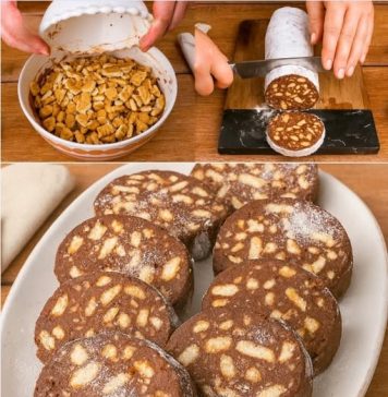 ČOKOLADNI SALUM S KOLAČIĆIMA BEZ PEČENJA – BRZO, JEDNOSTAVNO I NEVJEROJATNO!🍫🍪