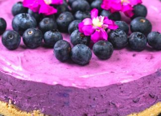 CHEESECAKE OD BOROVNICA BEZ PEČENJA – SVJEŽAJUĆ, KREMAST I BEZ PEČENJA! 🫐🍰❄️