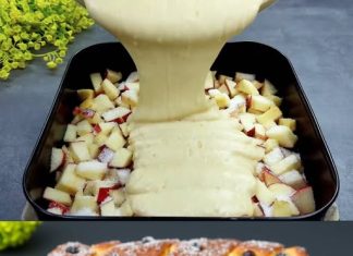 APSOLUTNO NAJBOLJI KOLAČ OD JABUKA KOJI STE JELI… GOTOVI ZA 10 MINUTA…