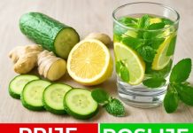Evo što se događa s vašim tijelom ako svaki dan pijete vodu s krastavcem, đumbirom i limunom