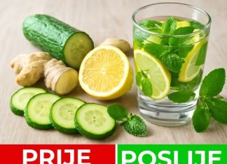 Evo što se događa s vašim tijelom ako svaki dan pijete vodu s krastavcem, đumbirom i limunom